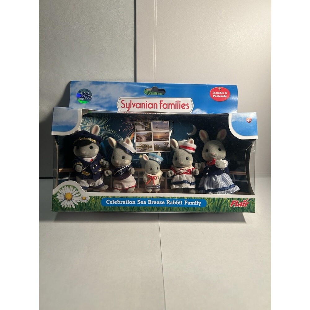 25th Anniversary Sylvanian Families Celebration Sea Breeze Rabbit Family Set